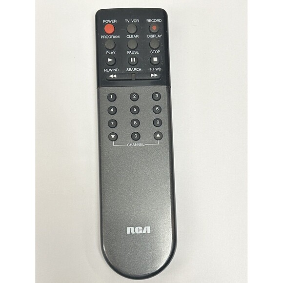 RCA RCA401 TV VCR Remote Control, Black - OEM Original **Cleaned & Tested** - Picture 1 of 3
